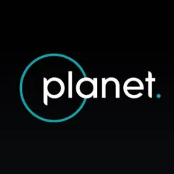 Black planet logo
