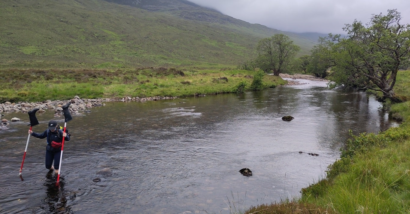 Acoustic monitoring fieldwork in the Scottish Highlands